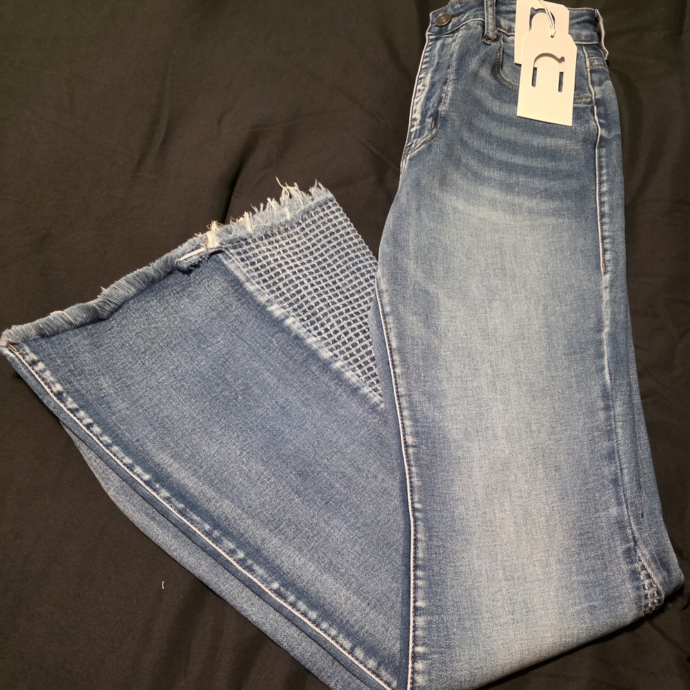 Stylish Blue Flare Jeans for Women
